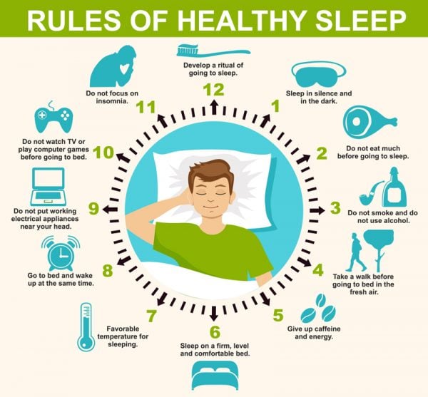 healthy sleep rules