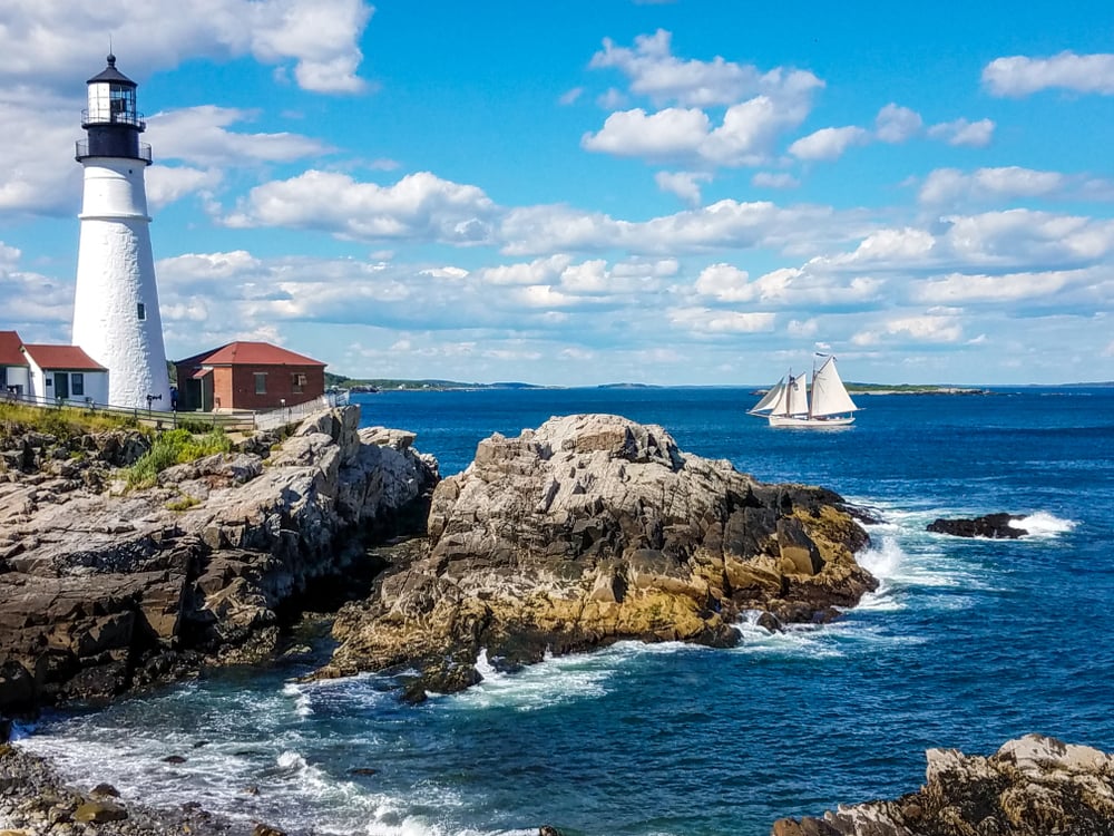 Lighthouse Maine USA