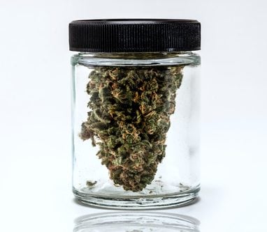 Cannabis storage jar
