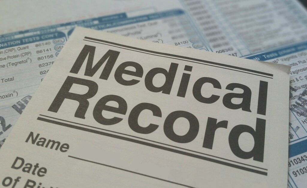 medical record form