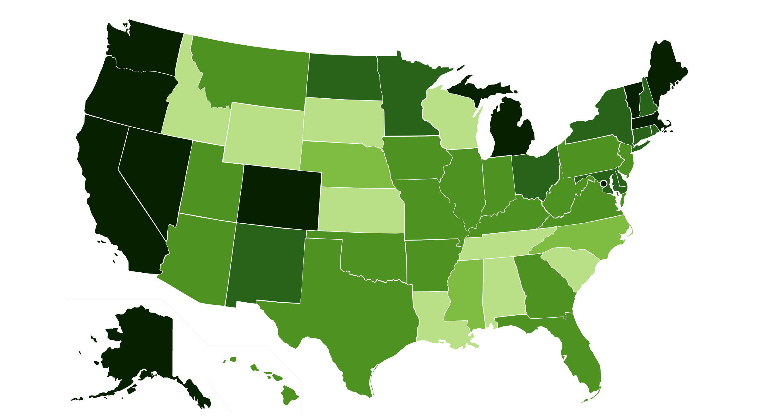 Marijuana state legality