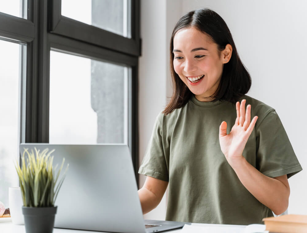 woman at a Telehealth appointment