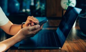 man searching for how to get semaglutide online