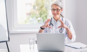 talking to a doctor online to get a semaglutide prescription