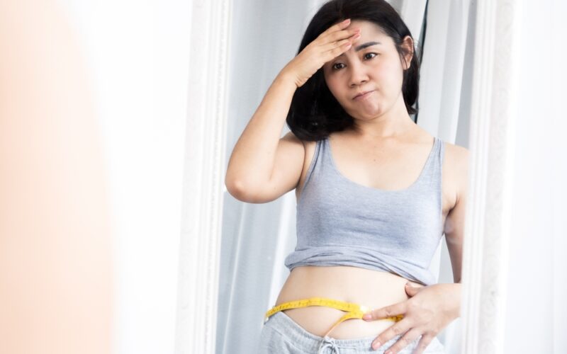 frustrated woman not losing weight on tirzepatide