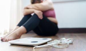 woman struggling to find wegovy