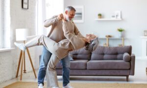 older people dancing because of nad+ therapy energy boost