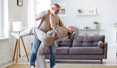 older people dancing because of nad+ therapy energy boost