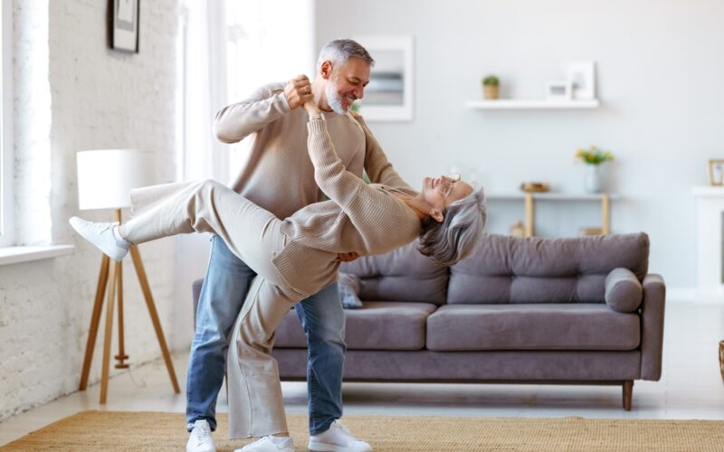 older people dancing because of nad+ therapy energy boost