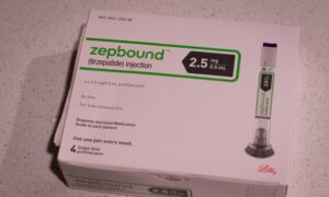 Zepbound box with injection pen inside