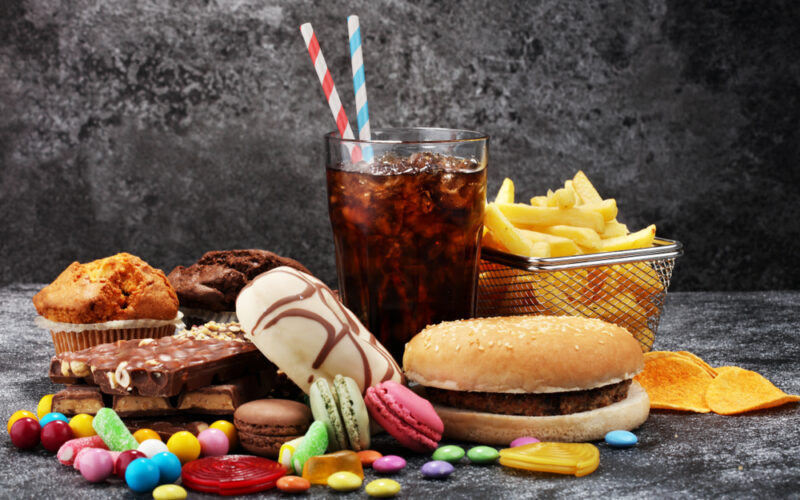 Variety of foods that are looked at as "junk" and "unhealthy"