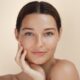 Close up photo of woman with nice and radiant skin