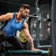 Man doing strength training in a gym