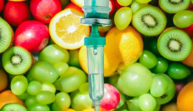 Myers IV Cocktail, Vitamin iv drip fruits natural therapy medical use iv vitamins intravenous fluid care patients loss nutrition and loss minerals weight and medical technology concept.