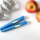 Liraglutide injection pen or cartridge pen. Medical equipment for injections.