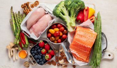 Wegovy diet food. Healthy low carbs products. Keto diet concept. Vegetables, fish, meat, nuts, seeds, berries, cheese on a white background, top view.