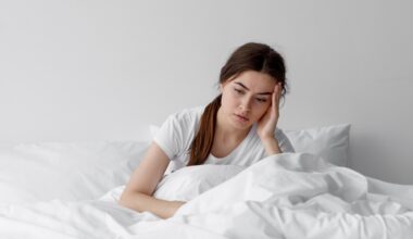 Woman woke up and realized she missed her Zepbound dose yesterday — representing concern or confusion about missing a medication dose.