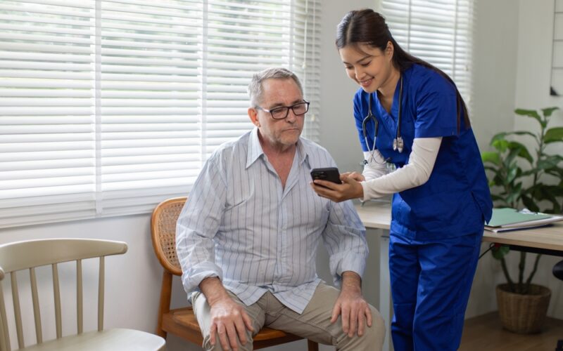 Man Learning From Doctor How Long Acarbose Stays In Your System And What It Means