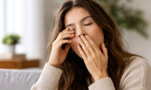 Sleepy person thinking about Top 5 Lab Tests to get done for Low Energy and Unexplained Exhaustion