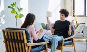 Men asking a doctor the difference between TRT treatment and enclomephine seeking for understanding and the best treament for him.