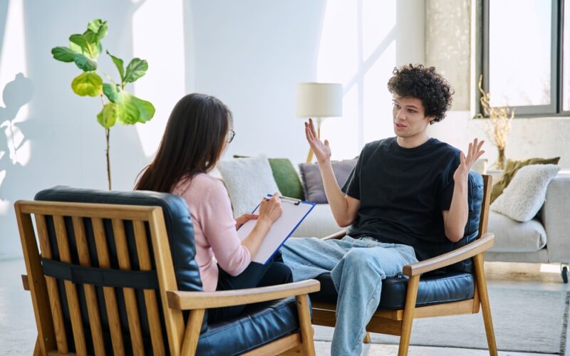 Men asking a doctor the difference between TRT treatment and enclomephine seeking for understanding and the best treament for him.