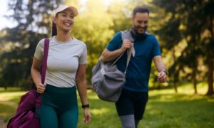 A pair going through a walk. Their energy enhanced by NAD