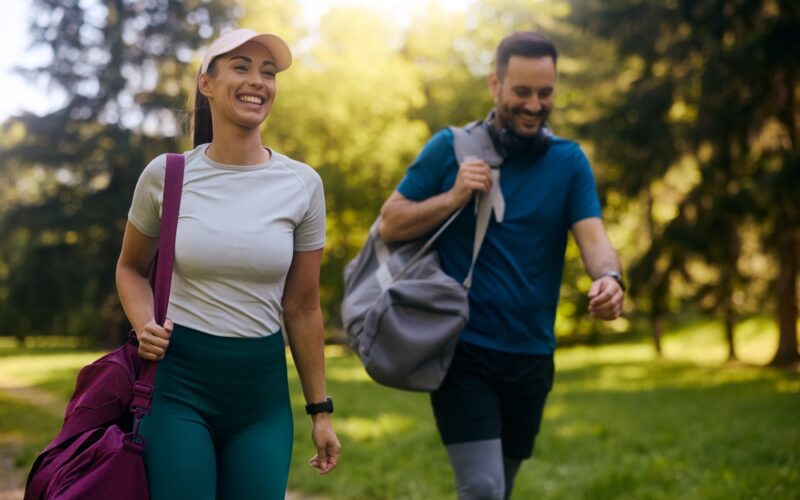 A pair going through a walk. Their energy enhanced by NAD